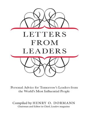 cover image of Letters from Leaders